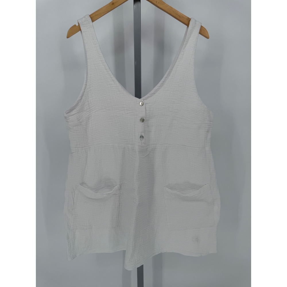 Show Me Your MuMu White Textured Mini Dress with Front Pockets